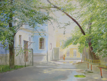 Peinture intitulée "В ясном свете" par Anastasiia Anatolevna Burdenkova, Œuvre d'art originale, Huile