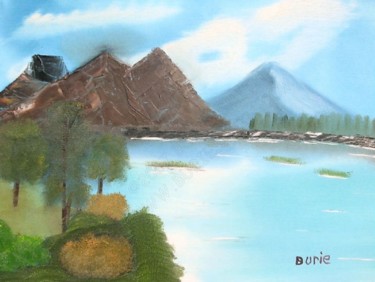 Painting titled "Fishing Hideaway" by Burie Smith, Original Artwork