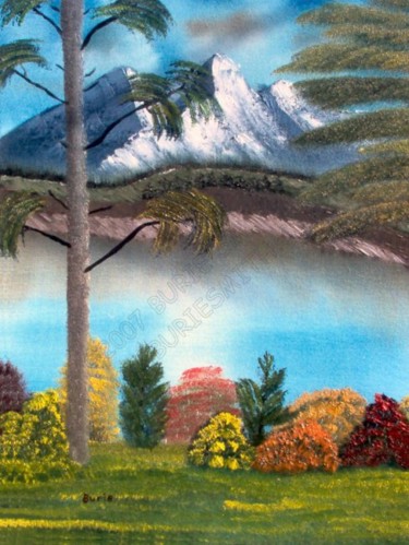 Painting titled "Harmony Haven" by Burie Smith, Original Artwork