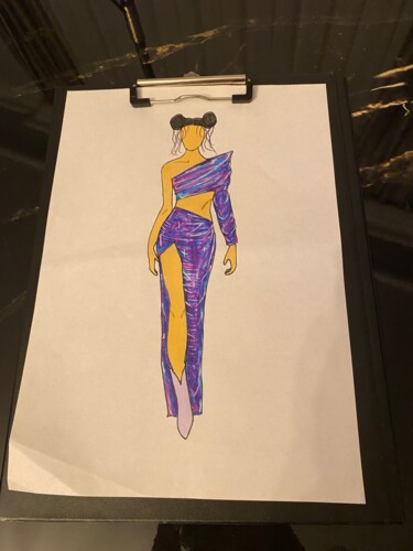 Dibujo titulada "Fashion Design" por Buse Erdoğan, Obra de arte original, Fotografía no manipulada