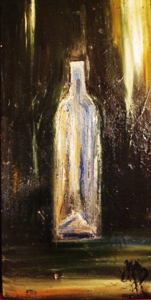 Painting titled "Oeuvre silencieuse" by Marie Busso, Original Artwork, Oil