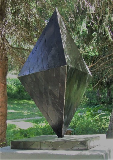 Sculptuur getiteld "taurite" door Dimitri Bussonnais, Origineel Kunstwerk, Metalen