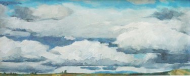 Painting titled "Heaven" by Busuioc Elena, Original Artwork, Oil