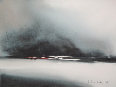 Peinture intitulée "A glacer le sang" par Muriel Buthier-Chartrain, Œuvre d'art originale, Aquarelle