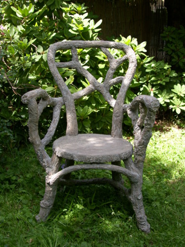 Sculpture intitulée "fauteuil rocaille" par Pascal Butto, Œuvre d'art originale