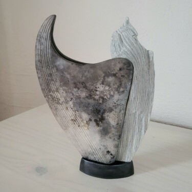Design intitulada "Vase sculpturel en…" por Barbara Widmer Taylor, Obras de arte originais, Cerâmica