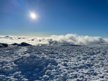Fotografia zatytułowany „Mer de nuages” autorstwa Byoorg, Oryginalna praca, Fotografia cyfrowa