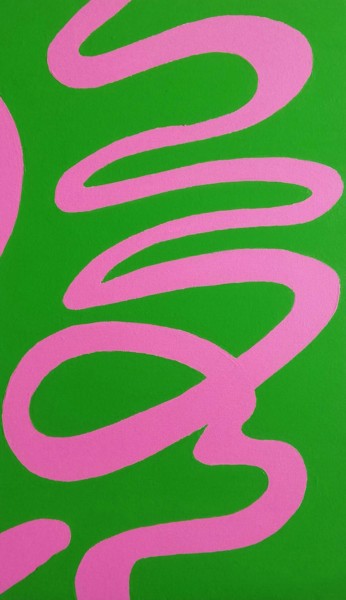 Malerei mit dem Titel "Farbwerk 54" von Farbwerk, Original-Kunstwerk, Acryl Auf Keilrahmen aus Holz montiert