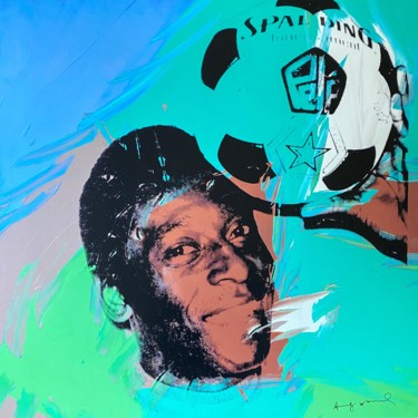Incisioni, stampe intitolato "Andy Warhol HANDSIG…" da Chris North, Opera d'arte originale, Serigrafia