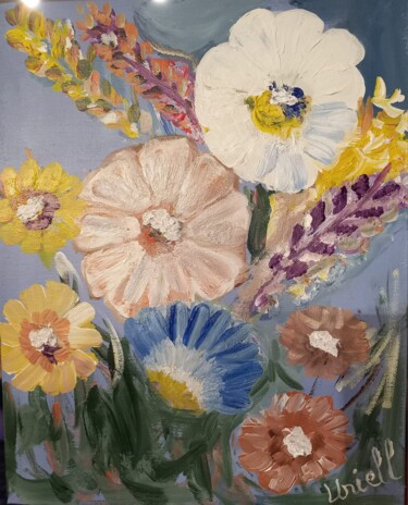 Pittura intitolato "Flowers" da Uriell, Opera d'arte originale, Acrilico