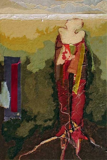 Peinture intitulée "Songe à la chrysali…" par Caecilia, Œuvre d'art originale