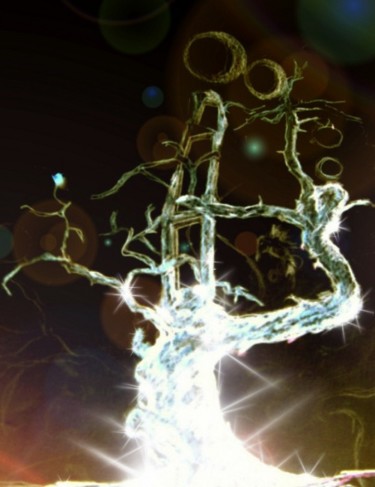 Digital Arts titled "spirit of my tree" by Can Demircioğlu, Original Artwork