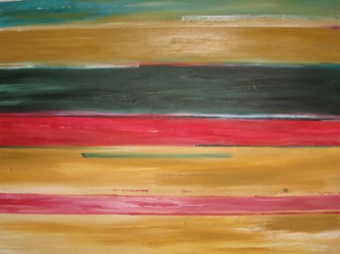Peinture intitulée "l'horizon dans l'hu…" par Ki, Œuvre d'art originale