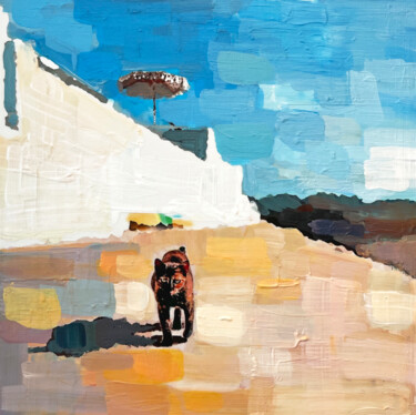 Картина под названием "Sea Without Blue" - Caitlyn Jones, Подлинное произведение искусства, Акрил Установлен на Деревянная п…