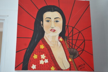 Malerei mit dem Titel "THAI" von Cako-A, Original-Kunstwerk, Acryl
