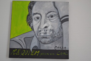 Painting titled "GAINSBOURG" by Cako-A, Original Artwork, Acrylic