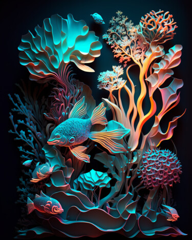 "Underwater Symphony" başlıklı Dijital Sanat Calahaan tarafından, Orijinal sanat, Foto Montaj