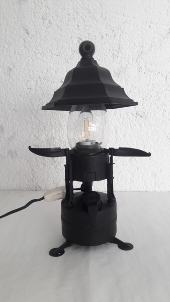 Design intitolato "Chino Lamp" da Calavera Estudio Dgo Mx, Opera d'arte originale, apparecchio