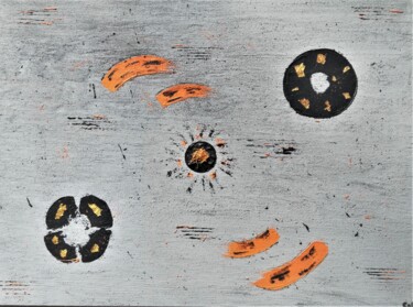 Peinture intitulée "Zénitude" par Sandrine Bollaert (CALIZ), Œuvre d'art originale, Huile Monté sur Châssis en bois