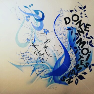 Zeichnungen mit dem Titel "Donne moi tes mains…" von Calli-Style, Original-Kunstwerk