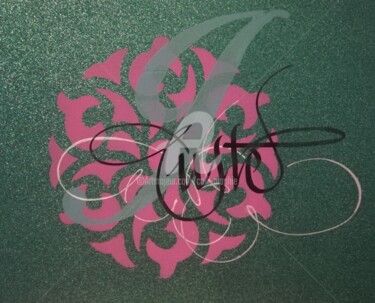 Рисунок под названием "Juste" - Calli-Style, Подлинное произведение искусства, Акрил