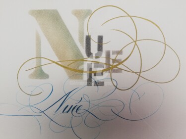 Desenho intitulada "Nuée" por Calli-Style, Obras de arte originais, Acrílico