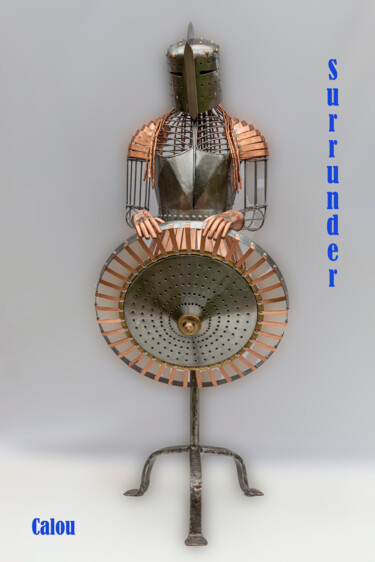 雕塑 标题为“SURRENDER” 由Calou, 原创艺术品, 金属