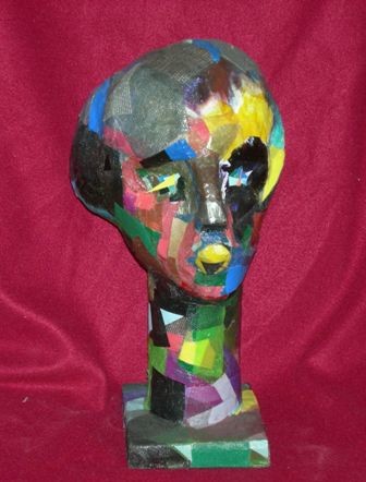 Sculpture intitulée "ART HEAD Sculpture" par Calvin Albert, Œuvre d'art originale