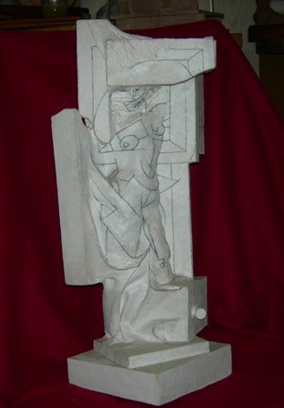 Sculpture titled "DEBUTE  Sculpture" by Calvin Albert, Original Artwork