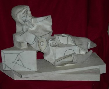 Sculpture titled "RECLINING AFTERNOON…" by Calvin Albert, Original Artwork