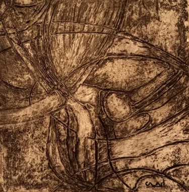 Peinture intitulée "VERTIGO" par Cam'Art, Œuvre d'art originale, Pâte polymère Monté sur Châssis en bois