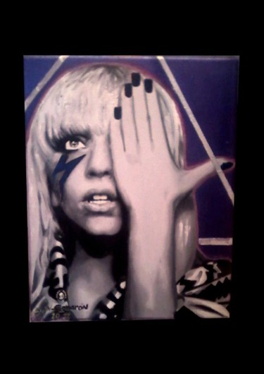 Painting titled "Lady GAGA Pyramide…" by Jon Camaron, Original Artwork