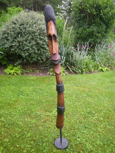 Sculpture titled "# 41" by Cambrousse, Original Artwork, Wood