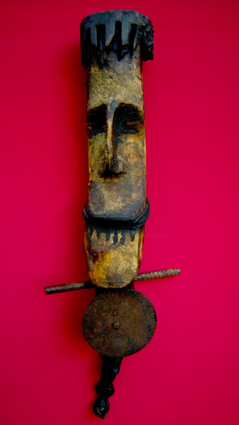 Sculpture intitulée "voodoo # 20" par Cambrousse, Œuvre d'art originale, Bois