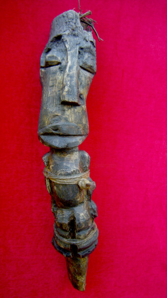 Sculpture titled "voodoo # 11" by Cambrousse, Original Artwork, Wood