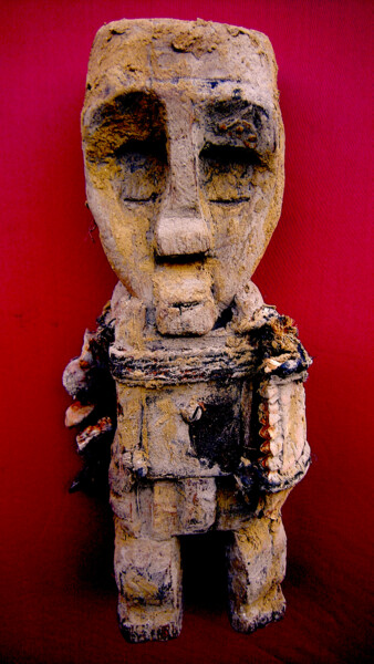 Escultura titulada "voodoo # 44" por Cambrousse, Obra de arte original, Madera