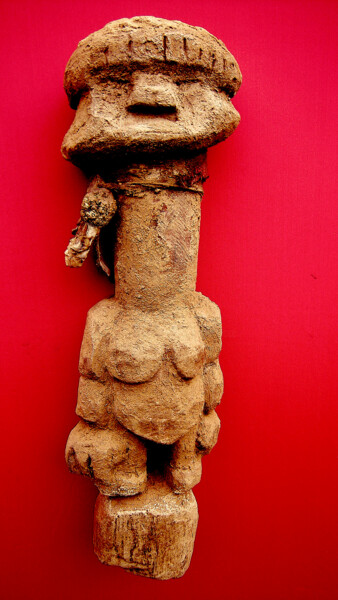 Sculpture intitulée "voodoo # 41" par Cambrousse, Œuvre d'art originale, Bois