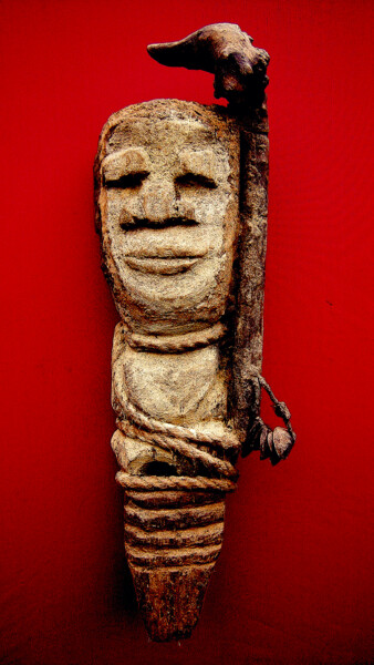 Sculpture intitulée "voodoo # 54" par Cambrousse, Œuvre d'art originale, Bois