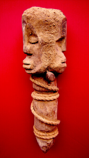 Sculpture intitulée "voodoo # 57" par Cambrousse, Œuvre d'art originale, Bois