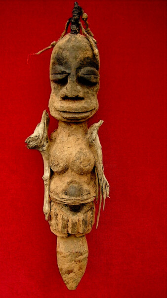Sculpture intitulée "voodoo # 62" par Cambrousse, Œuvre d'art originale, Bois