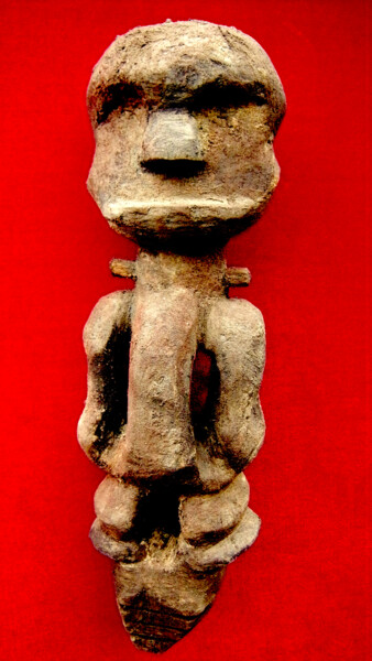 Rzeźba zatytułowany „voodoo # 63” autorstwa Cambrousse, Oryginalna praca, Drewno