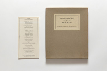 「scatola per pagine…」というタイトルのデザイン Camilla Santiによって, オリジナルのアートワーク, テーブルアート