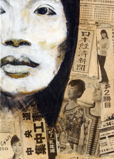 "China girl" başlıklı Tablo Camille Carreau tarafından, Orijinal sanat, Akrilik