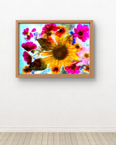Photographie intitulée "Giverny" par Camille Groll, Œuvre d'art originale, Photographie manipulée