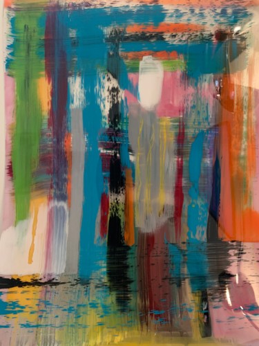제목이 "Abstract 1"인 미술작품 Camille Oudinot로, 원작, 아크릴