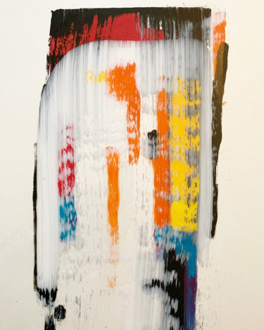 Картина под названием "Abstract02" - Camille Oudinot, Подлинное произведение искусства, Акрил Установлен на плексиглас