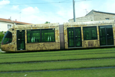 Fotografia intitulada "Tram et trame" por Camille R., Obras de arte originais, Fotografia Não Manipulada