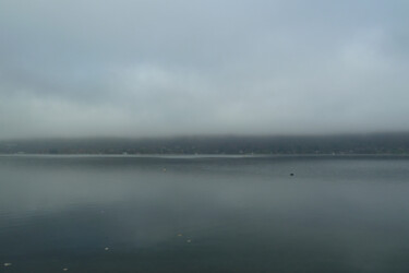 Photography titled "Brume" by Camille R., Original Artwork, Non Manipulated Photography