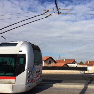 Photography titled "Tramway" by Camille R., Original Artwork, Non Manipulated Photography