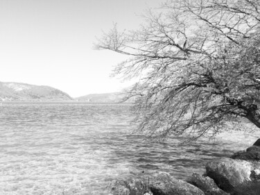 Photographie intitulée "Le lac nu" par Camille R., Œuvre d'art originale, Photographie non manipulée